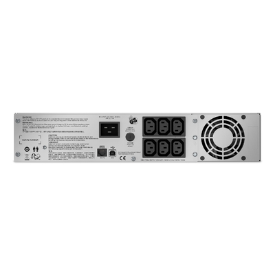 APC Schneider SMC2000I2U-CH Rack-mounted UPS Uninterruptible Power Supply Online 230V  Volts 2KVA APC Smart-UPS
