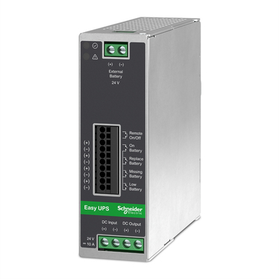 Schneider UPS BVS240XDPDR Easy UPS control module, 24V DC-DC, DIN Rail, Industrial,10A 240W