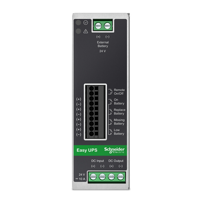 Schneider UPS BVS240XDPDR Easy UPS control module, 24V DC-DC, DIN Rail, Industrial,10A 240W